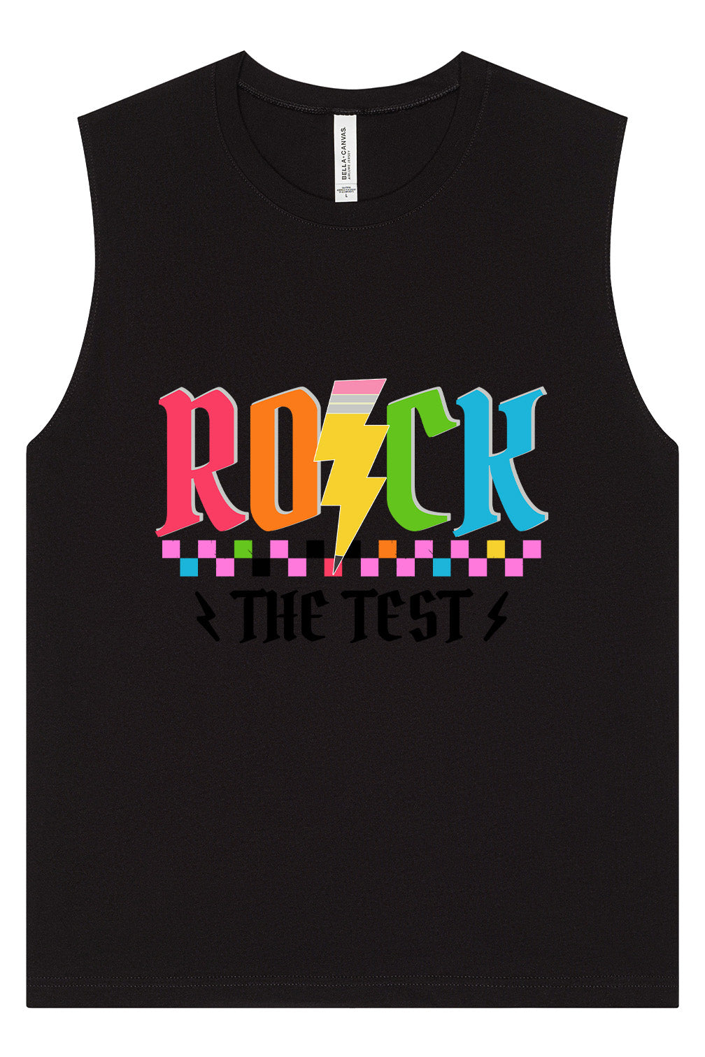 Rock the Test Muscle Tank