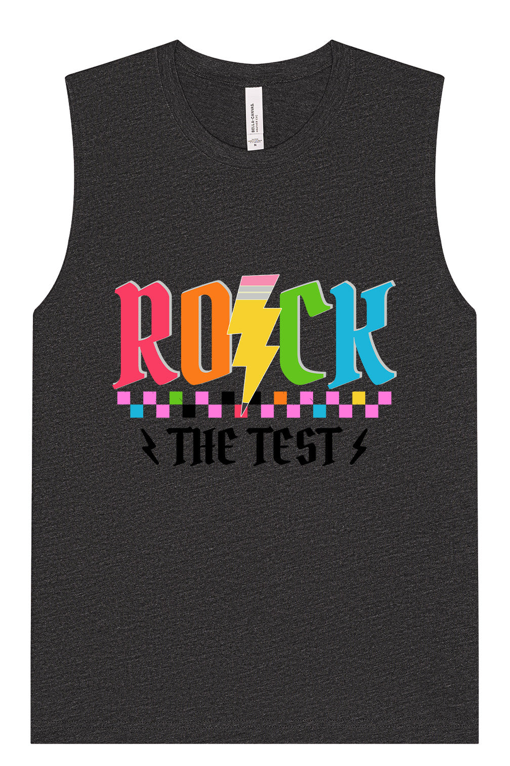Rock the Test Muscle Tank