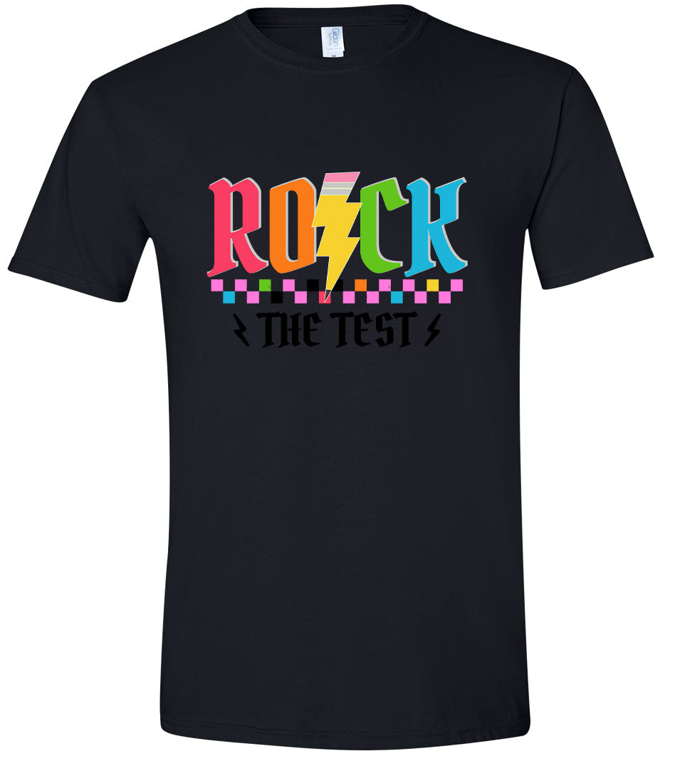 Rock the Test Adult Gildan Soft Shirt