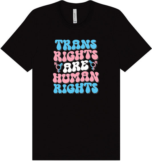 Trans Rights are Human Rights Adult Bella Canvas Shirt