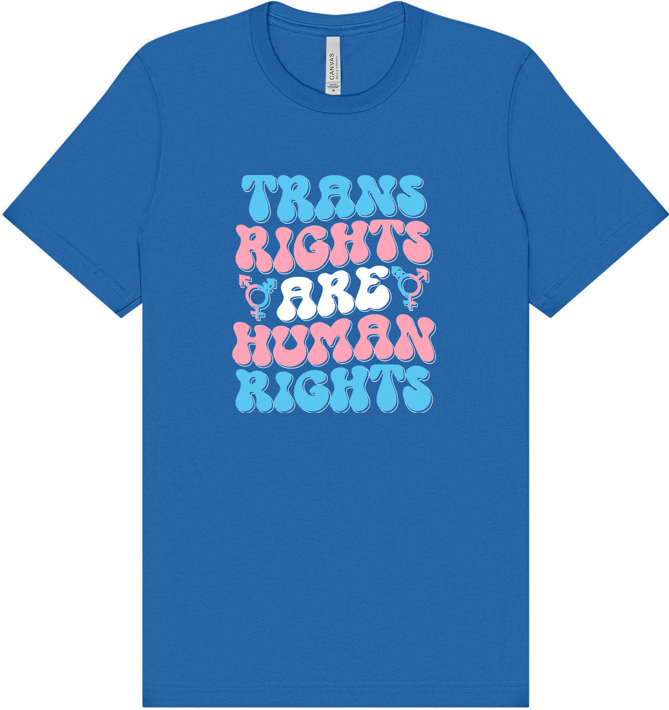 Trans Rights are Human Rights Adult Bella Canvas Shirt