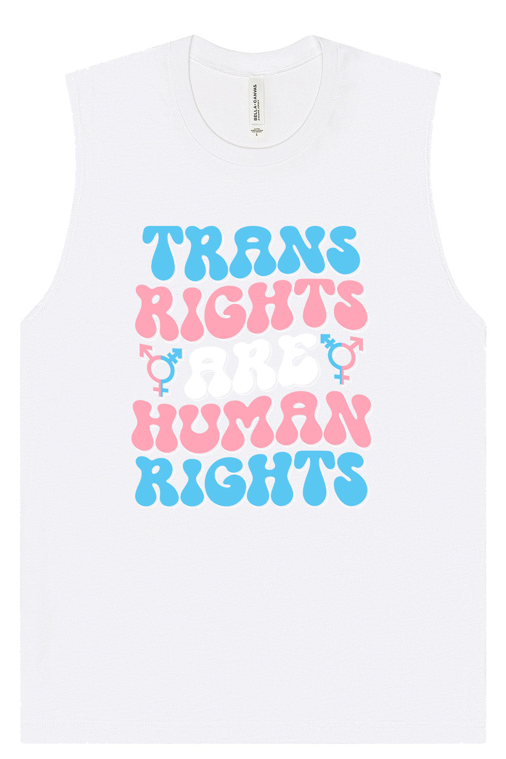 Trans Rights are Human Rights Muscle Tank