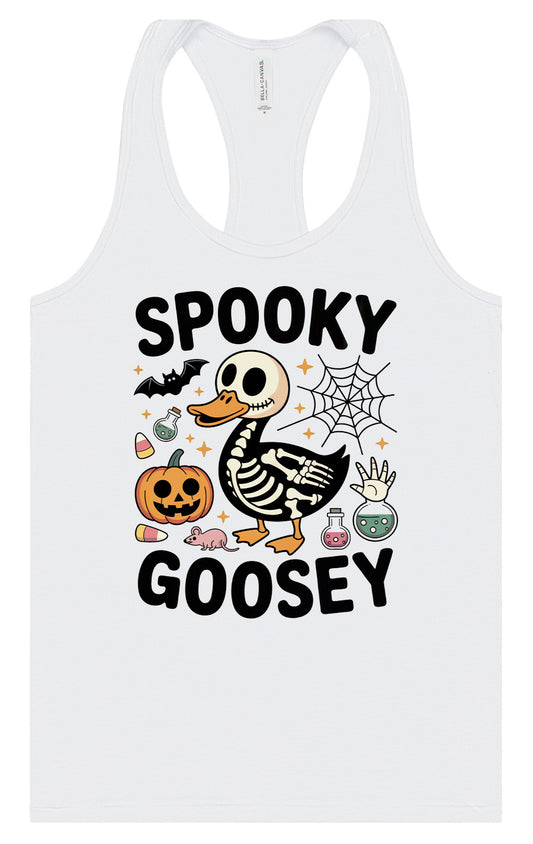 Spooky Goosey Women's Racerback Tank