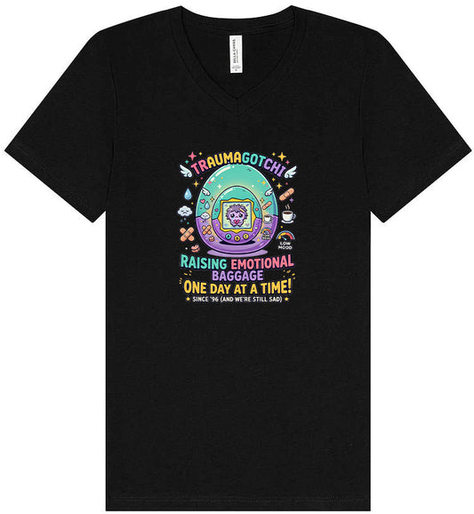Traumagotchi Unisex V-Neck Shirt