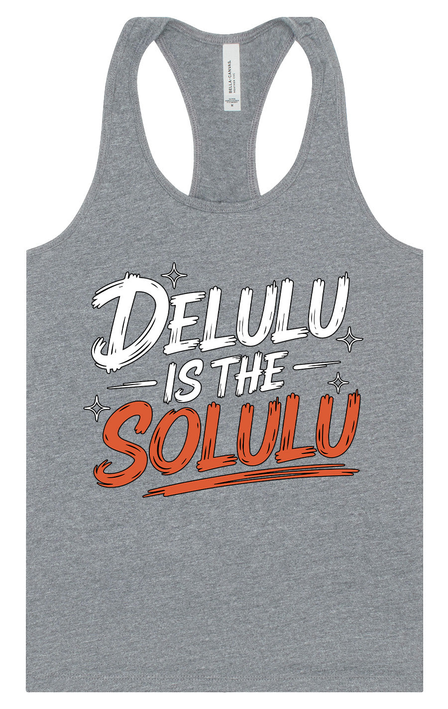 Delulu is the Solulu Women's Racerback Tank
