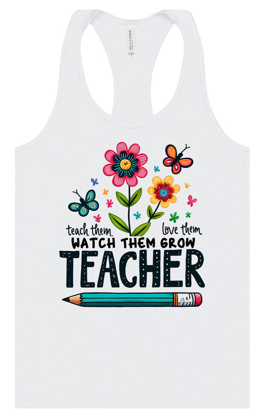 Teach Them, Love Them Women's Racerback Tank