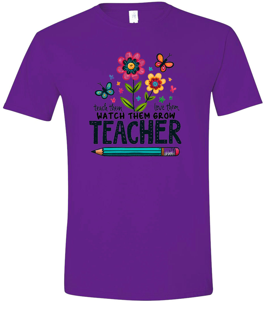 Teach Them, Love Them Adult Gildan Soft Shirt