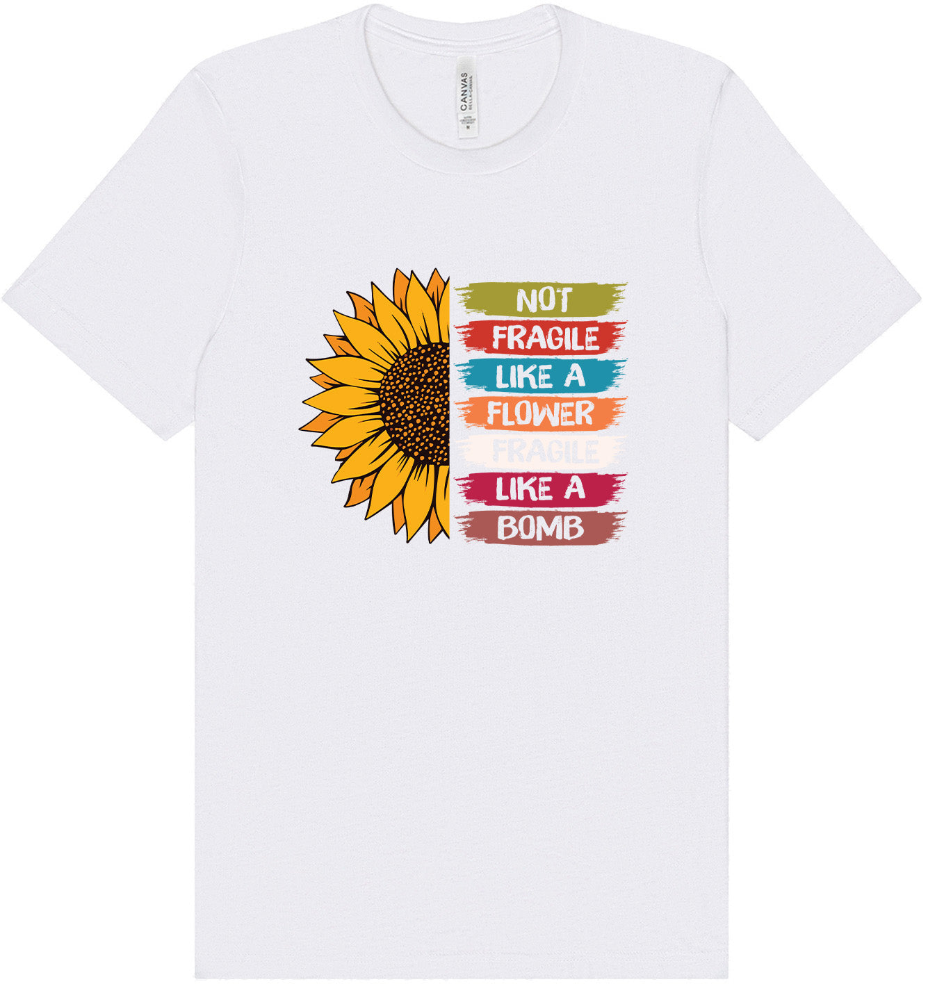 Fragile Like A… Adult Bella Canvas Shirt