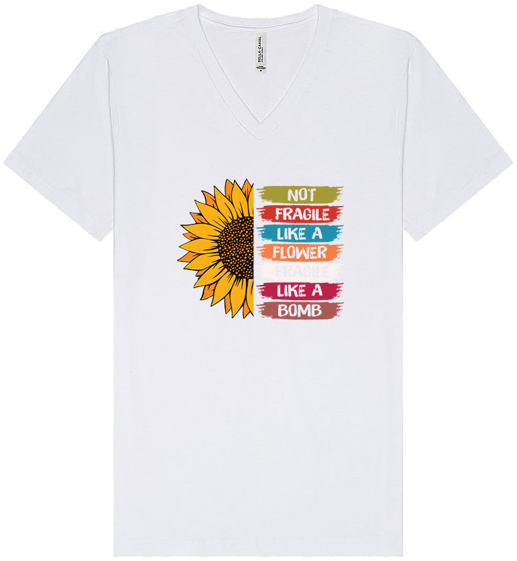Fragile Like A… Unisex V-Neck Shirt