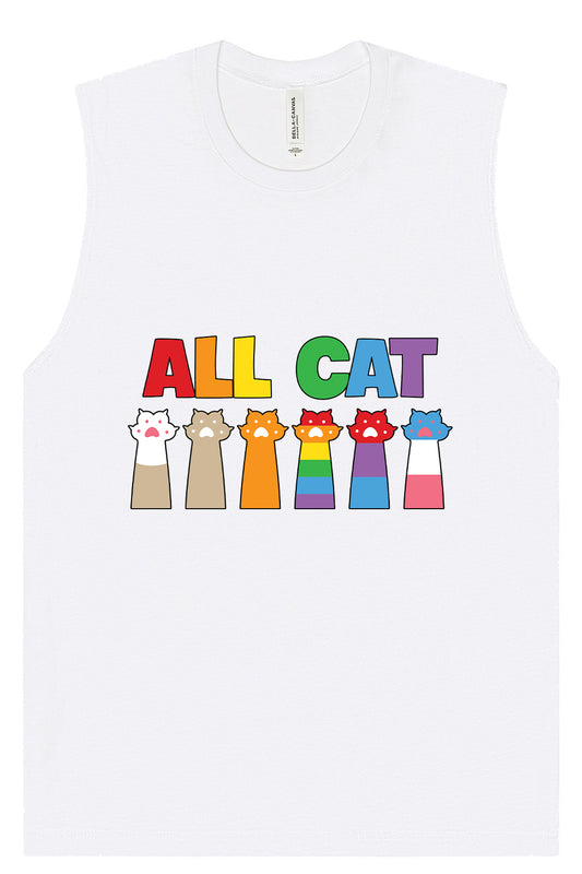 All Paws for Pride Muscle Tank
