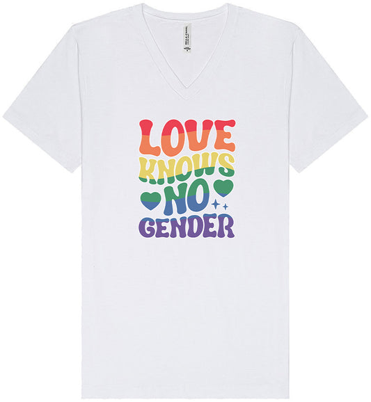 Love Knows No Gender Unisex V-Neck Shirt
