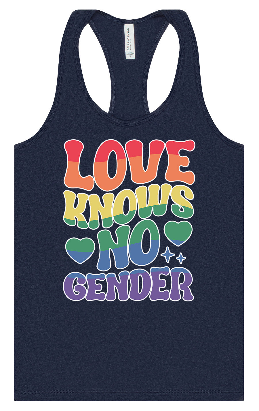 Love Knows No Gender Women's Racerback Tank