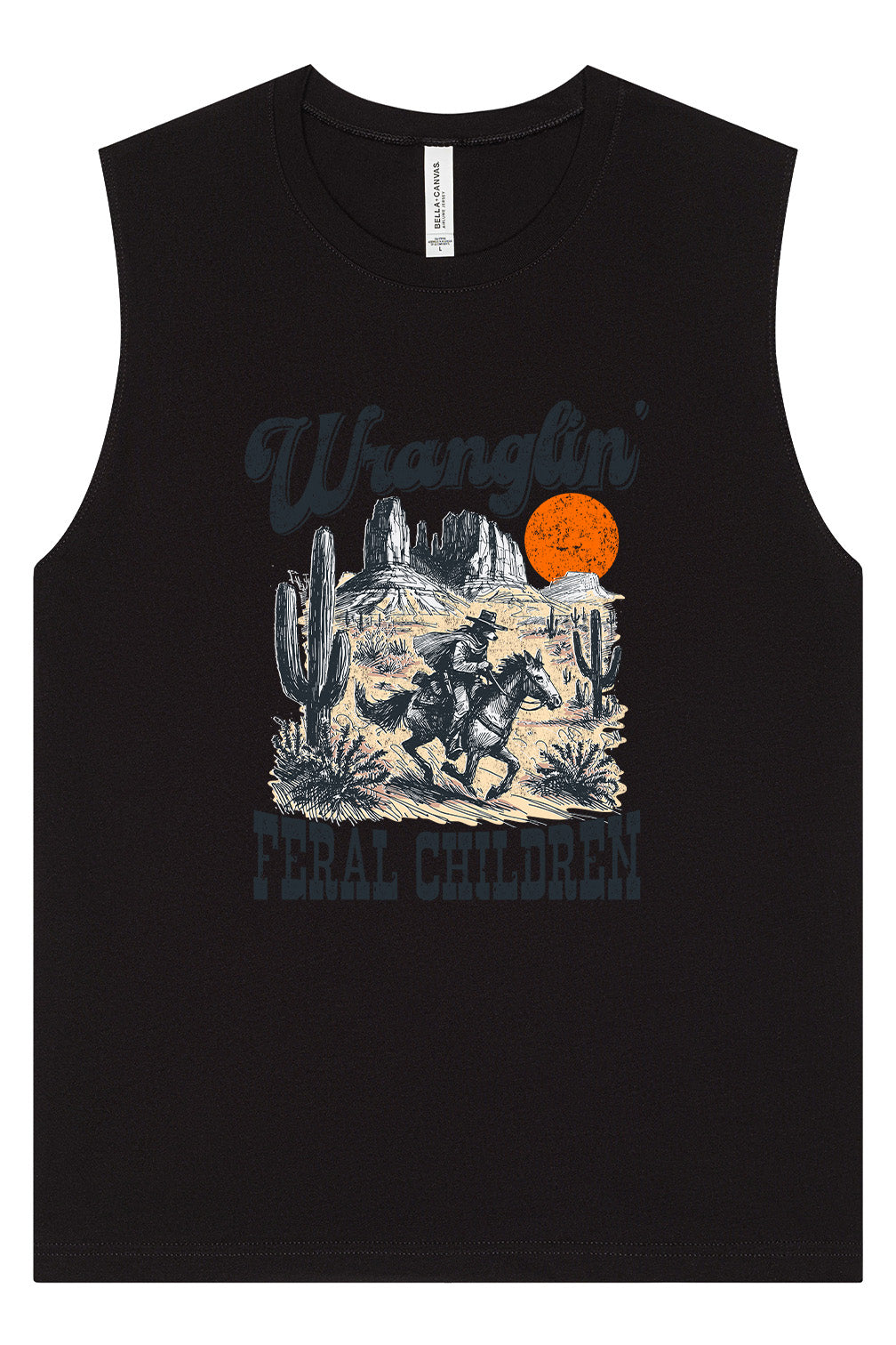 Wranglin' Feral Children Muscle Tank