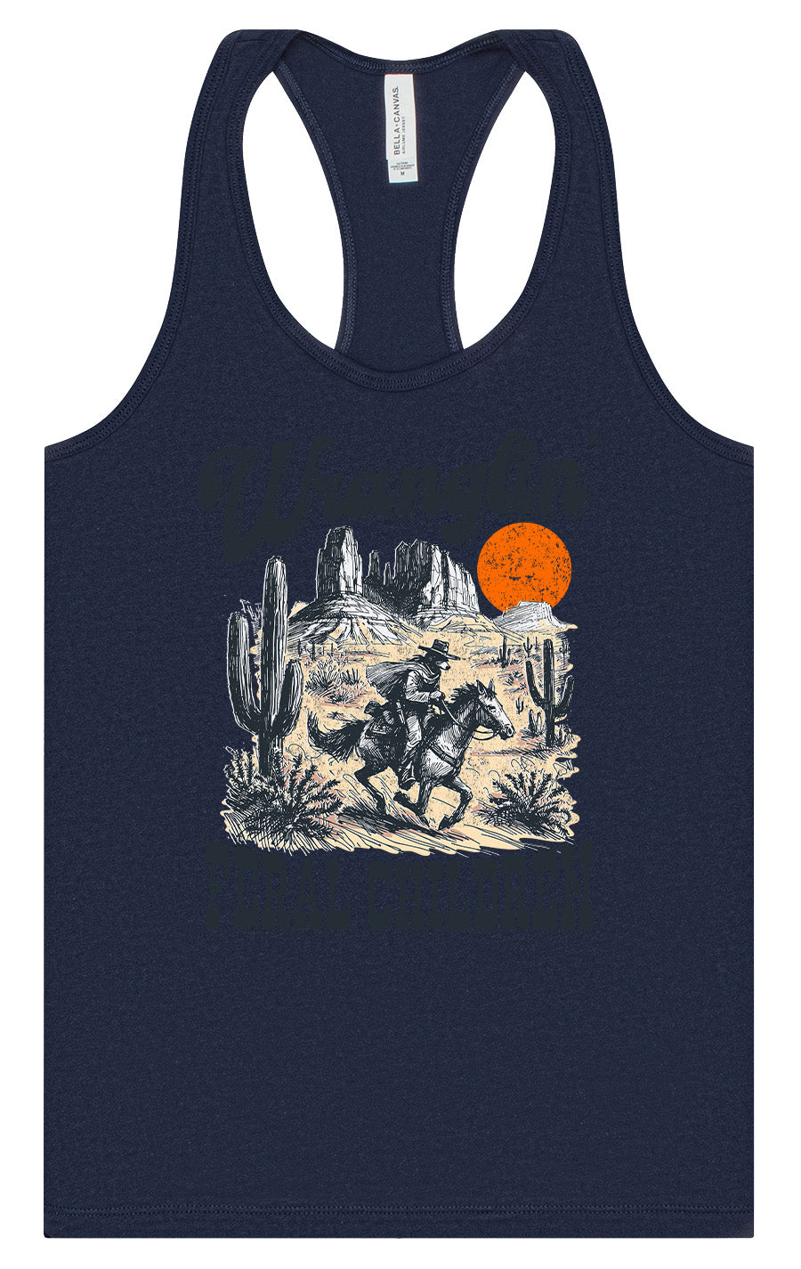 Wranglin' Feral Children Women's Racerback Tank
