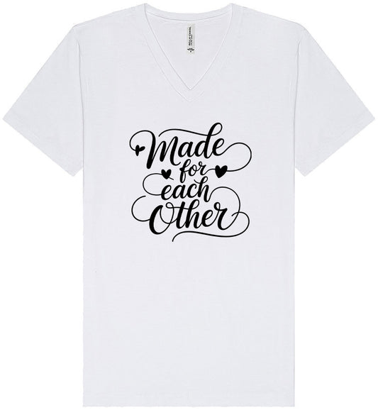 Made for Each Other Unisex V-Neck Shirt