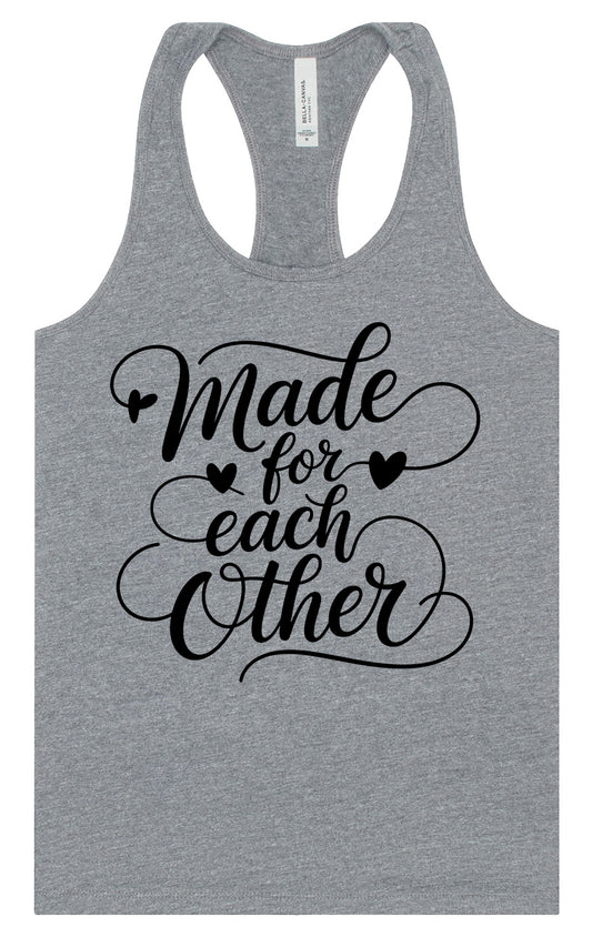 Made for Each Other Women's Racerback Tank