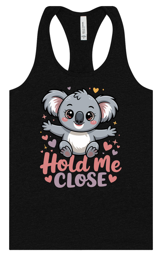 Hold Me Close Women's Racerback Tank