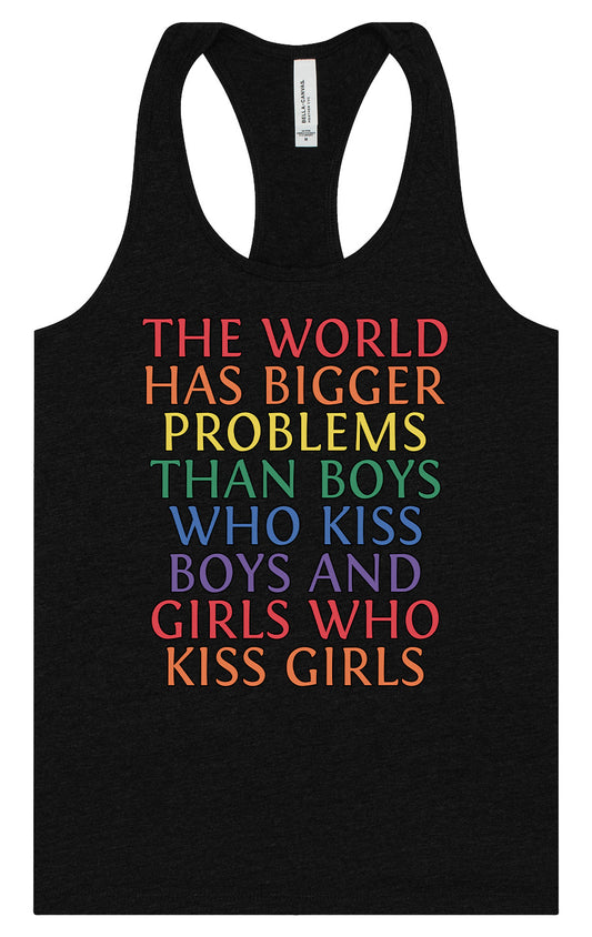 Bigger Problems Pride Women's Racerback Tank