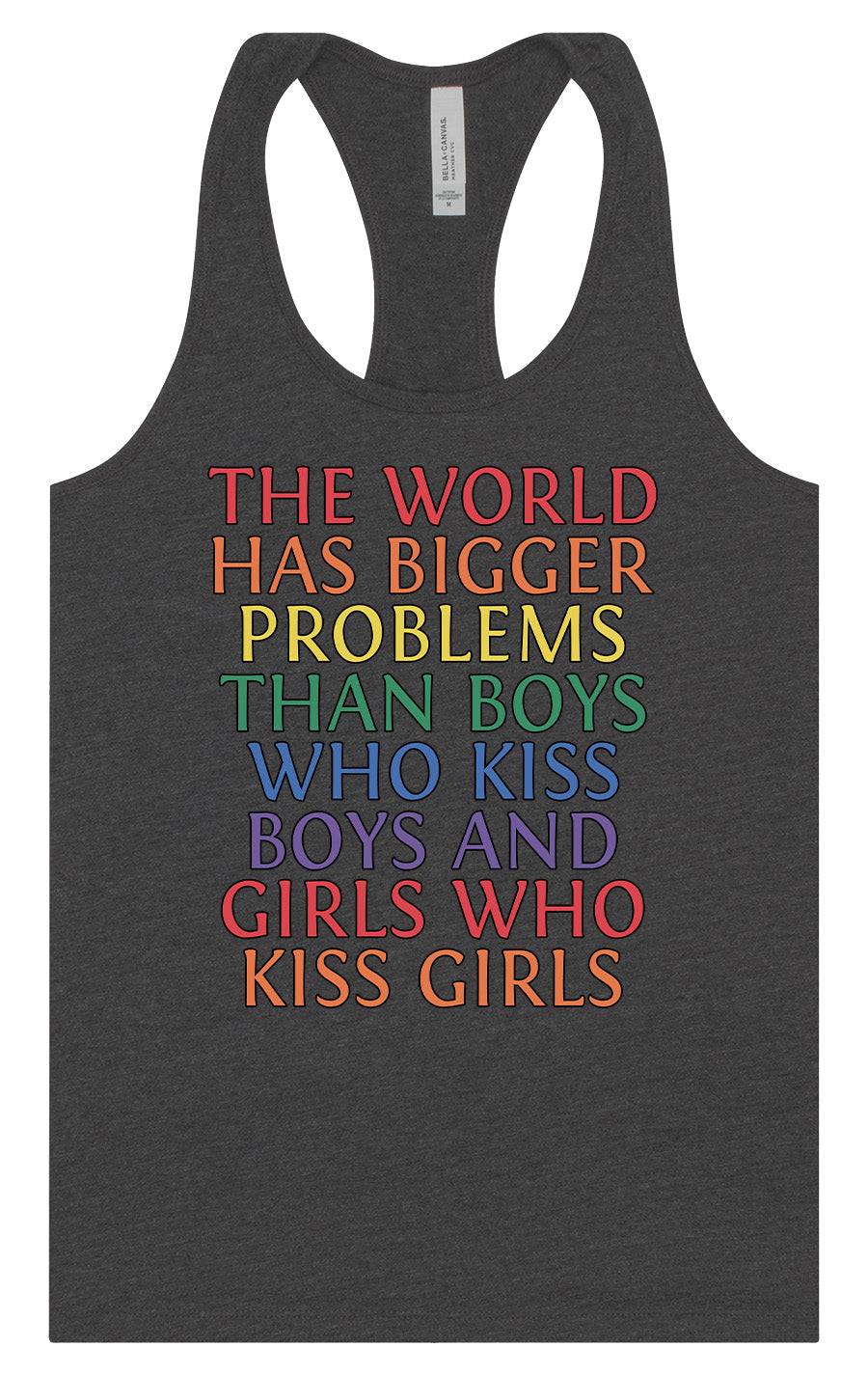 Bigger Problems Pride Women's Racerback Tank