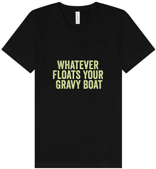 Floats Your Gravy Boat Unisex V-Neck Shirt