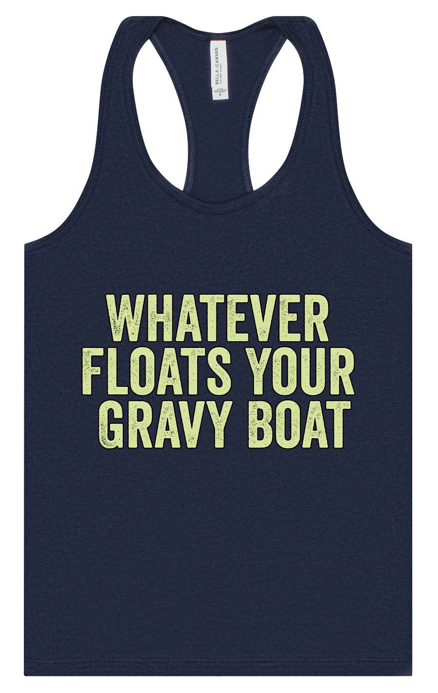 Floats Your Gravy Boat Women's Racerback Tank