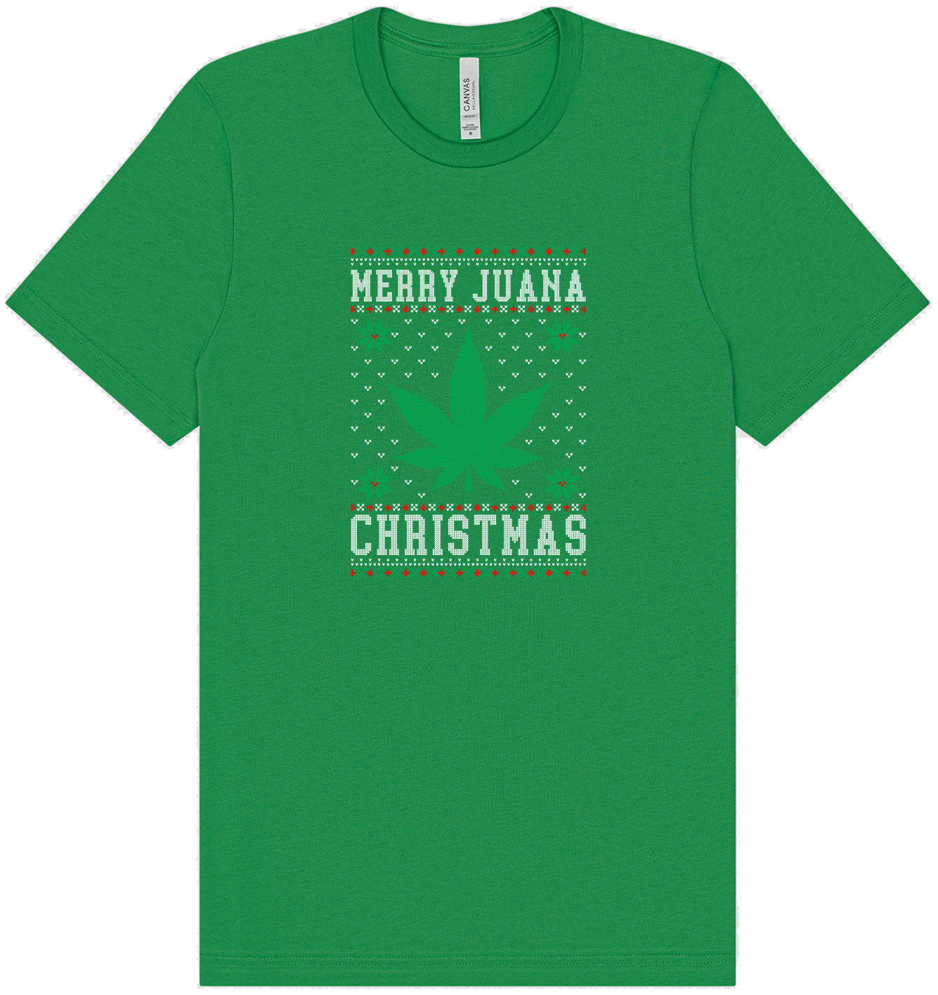 Merry Juana Christmas Adult Bella Canvas Shirt