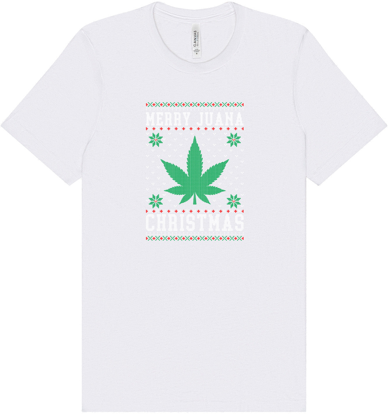 Merry Juana Christmas Adult Bella Canvas Shirt