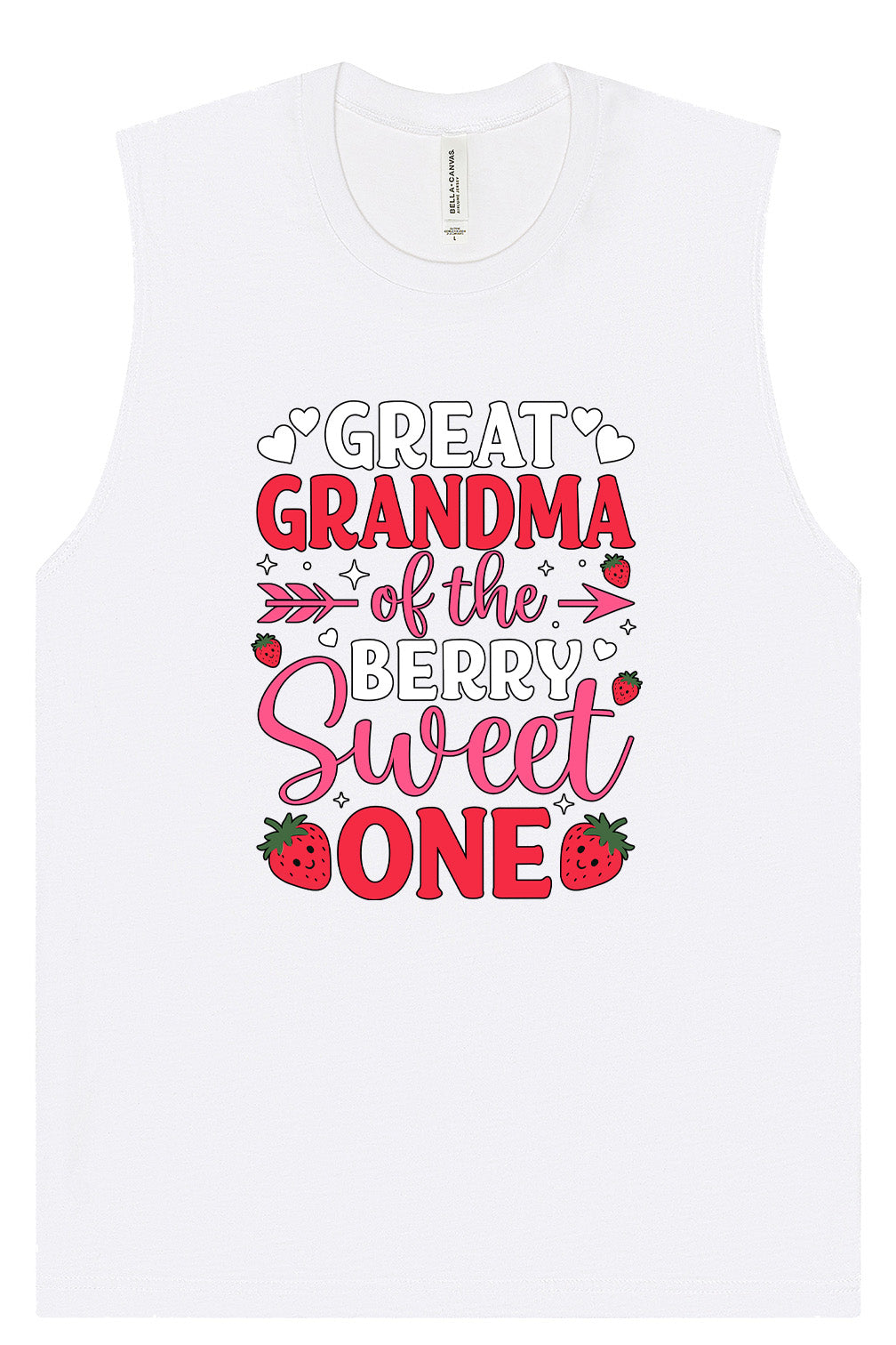 Great Grandma of the Berry Sweet One Muscle Tank