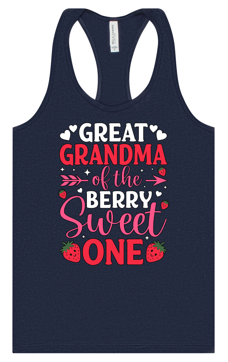 Great Grandma of the Berry Sweet One Women's Racerback Tank
