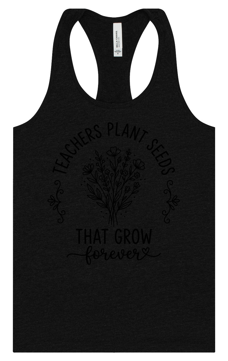 Teachers Plant Seeds Women's Racerback Tank