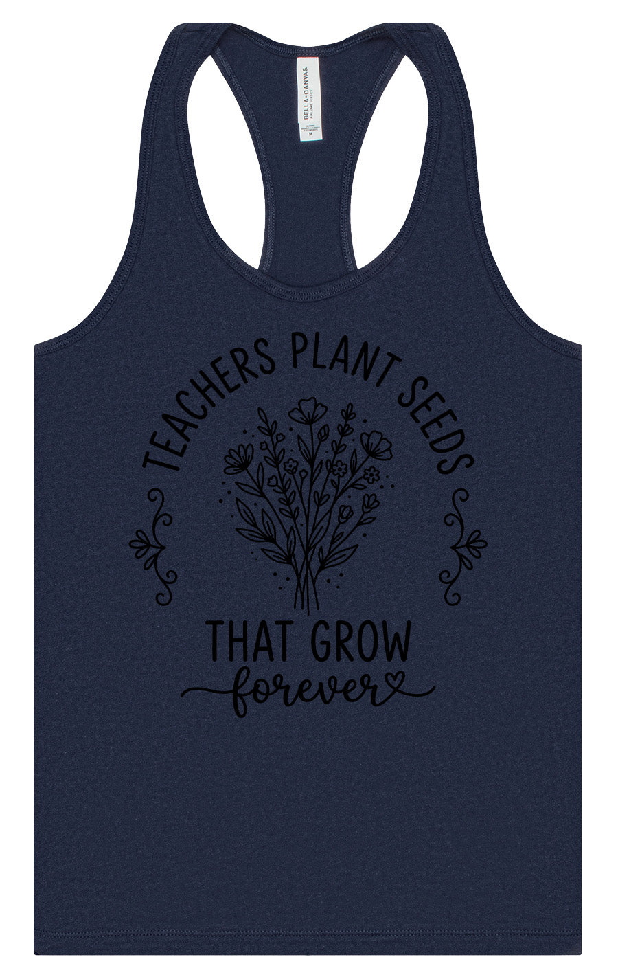 Teachers Plant Seeds Women's Racerback Tank