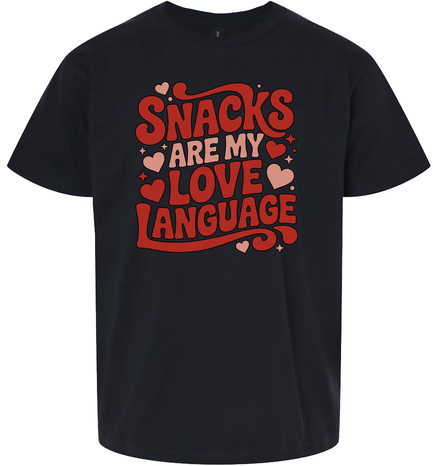 Snacks are My Love Language Children's Gildan Soft Shirt