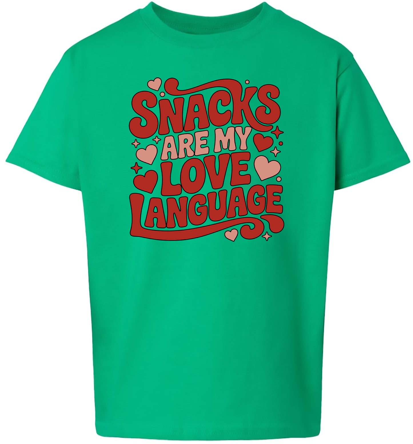 Snacks are My Love Language Children's Gildan Soft Shirt