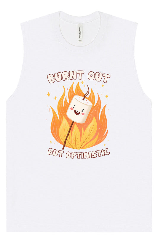 Burnt Out but Optimistic Muscle Tank