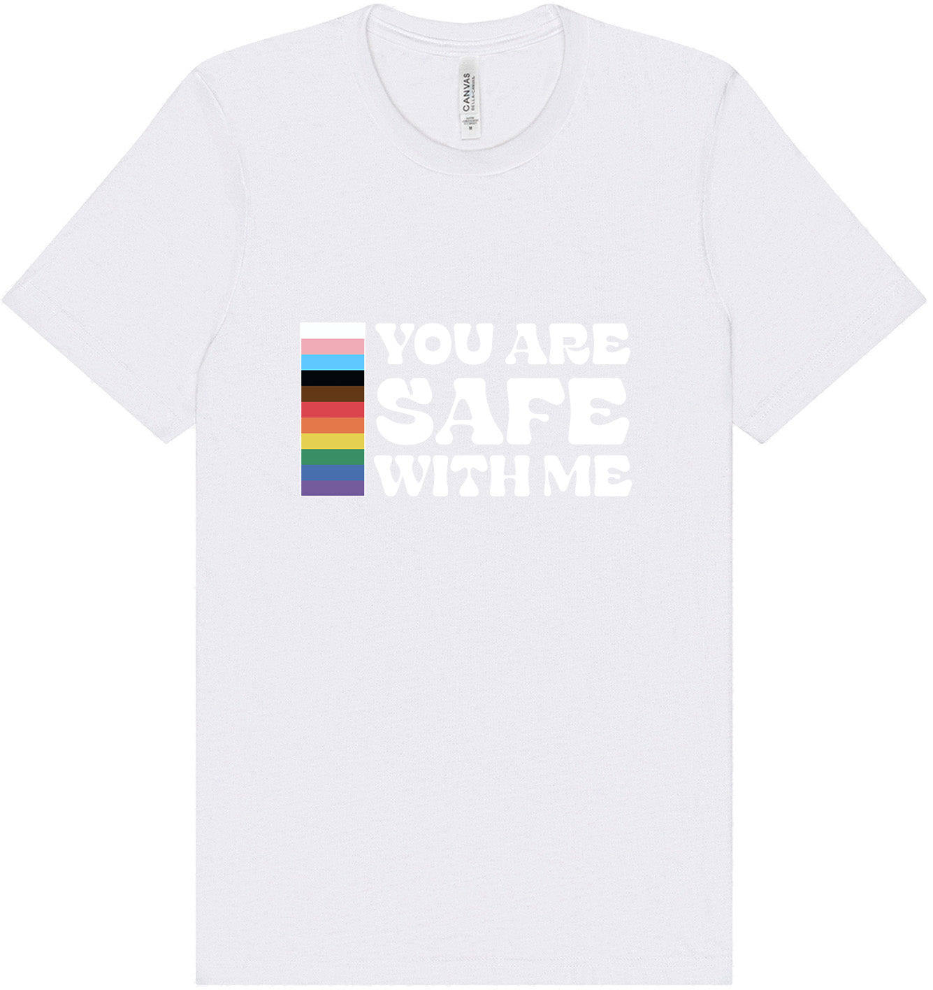 Safe With Me Adult Bella Canvas Shirt