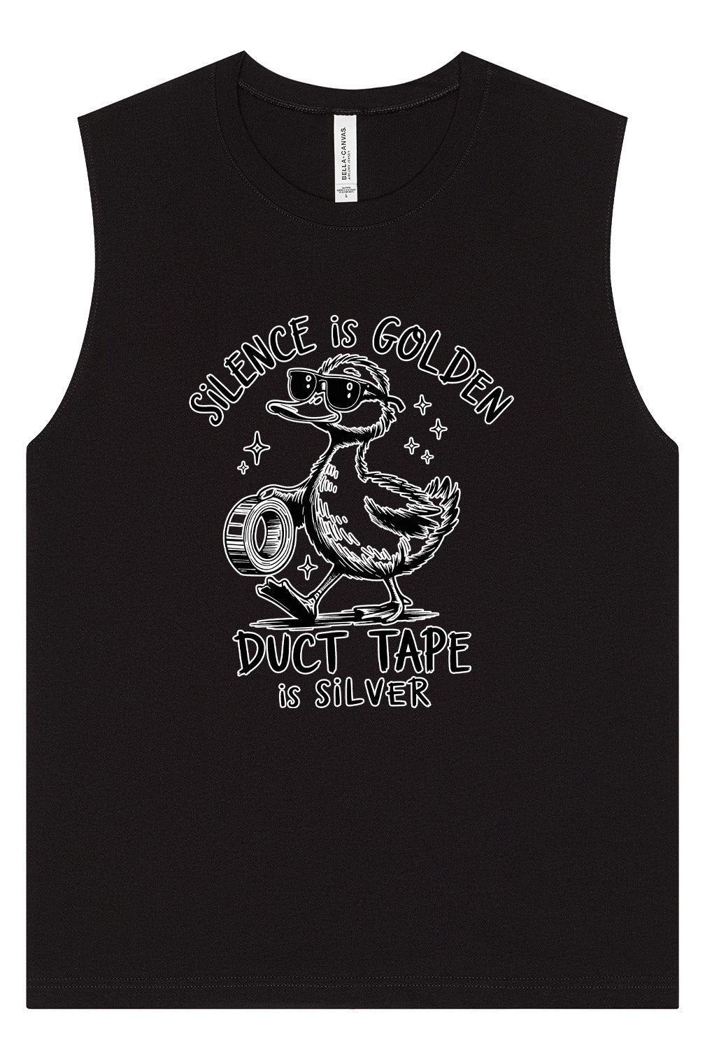 Silence Is Golden Muscle Tank