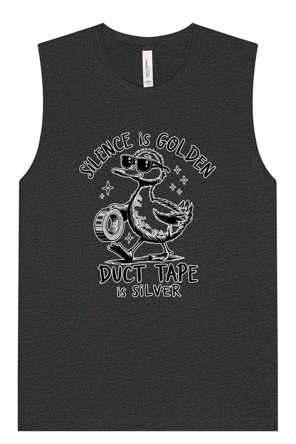 Silence Is Golden Muscle Tank