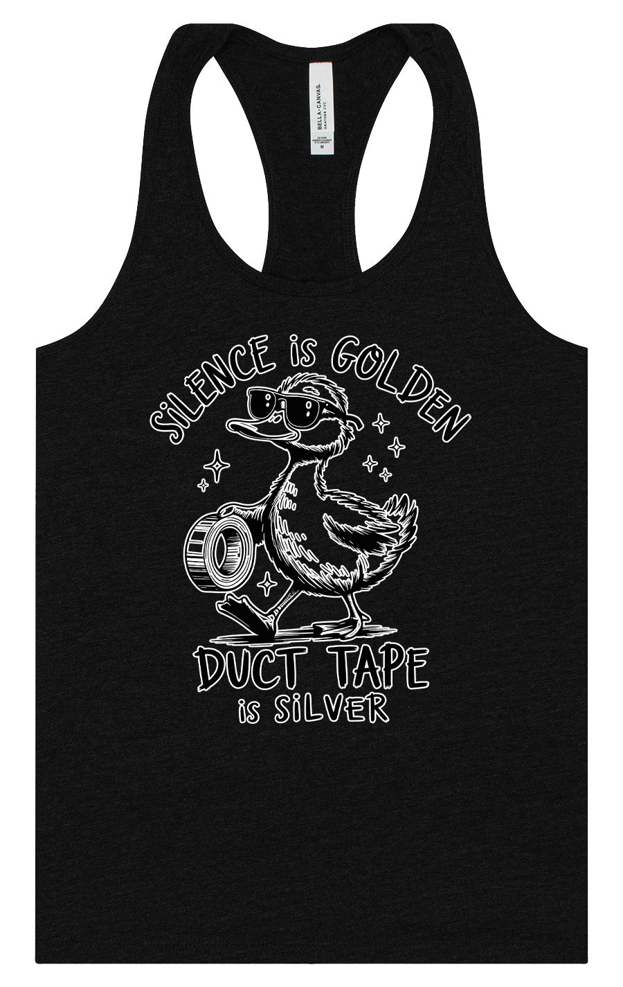 Silence Is Golden Women's Racerback Tank