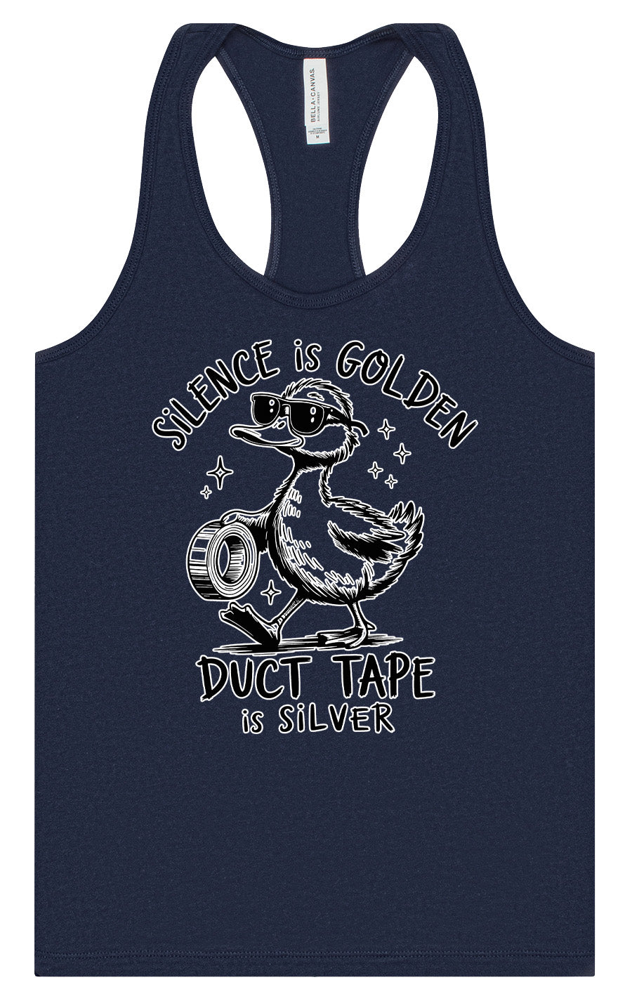 Silence Is Golden Women's Racerback Tank