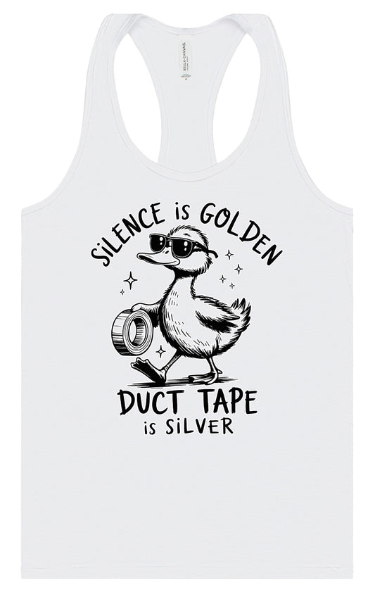 Silence Is Golden Women's Racerback Tank