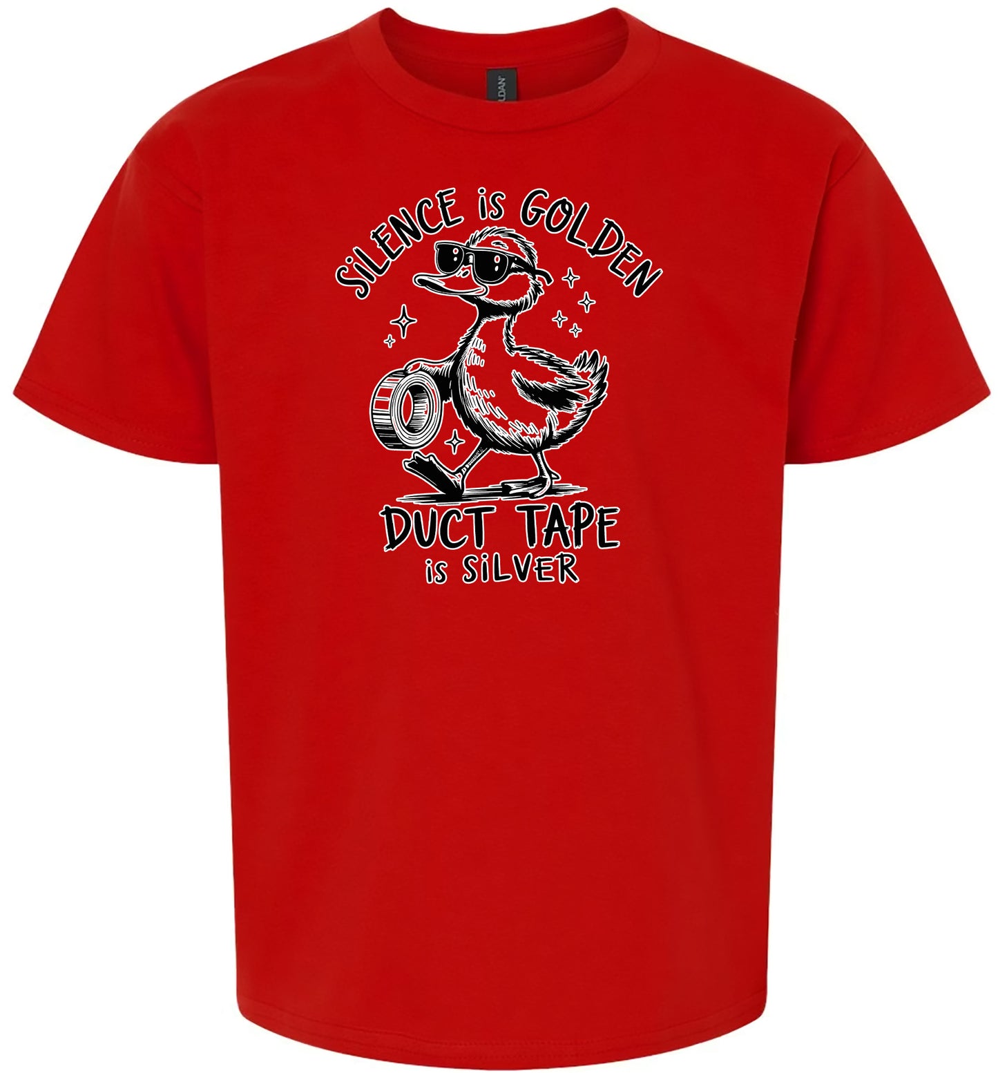 Silence Is Golden Children's Gildan Soft Shirt