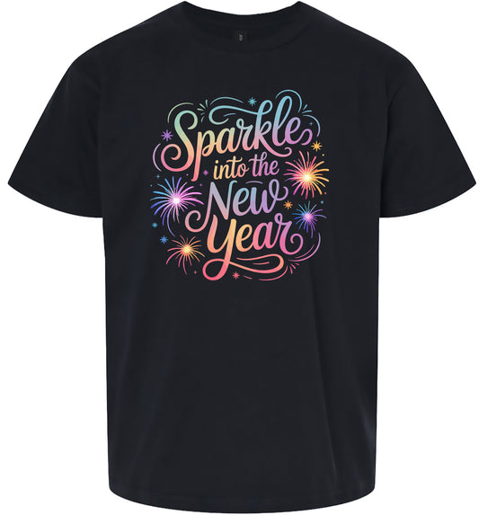 Sparkle into the New Year Children's Gildan Soft Shirt