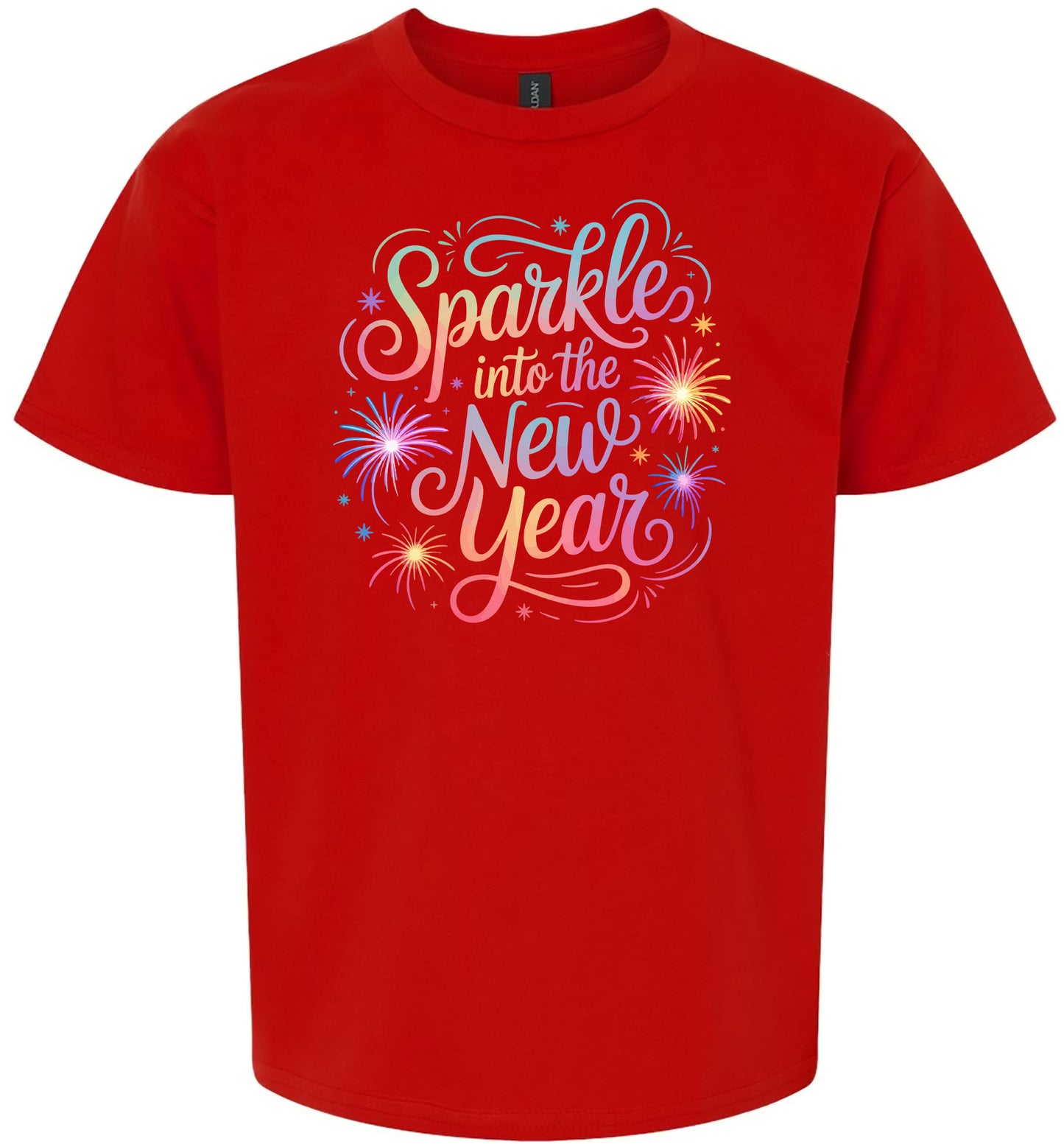 Sparkle into the New Year Children's Gildan Soft Shirt