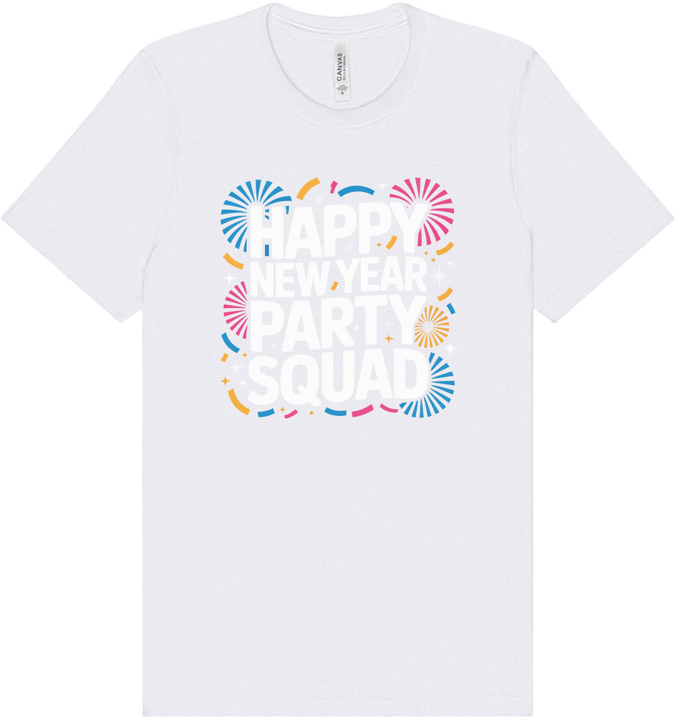 New Year Party Squad Adult Bella Canvas Shirt