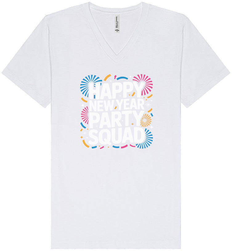 New Year Party Squad Unisex V-Neck Shirt