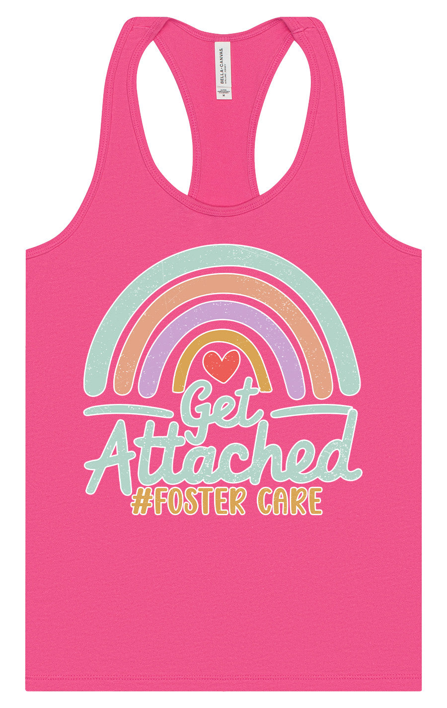 Get Attached Foster Care Women's Racerback Tank