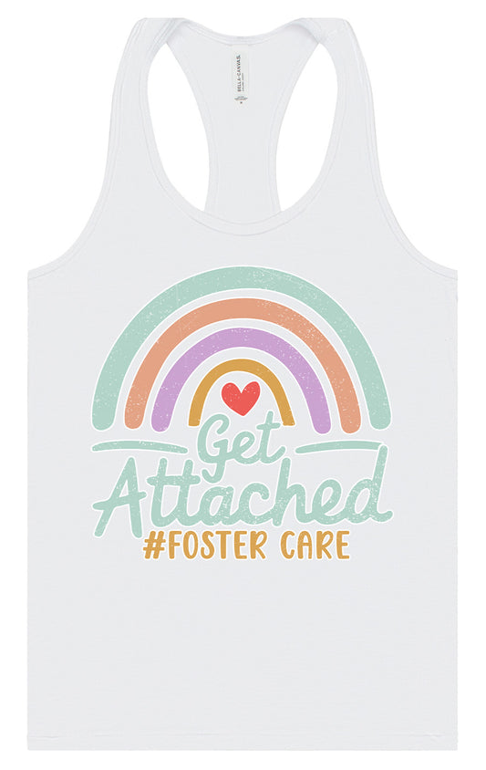 Get Attached Foster Care Women's Racerback Tank
