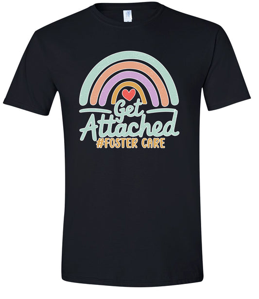 Get Attached Foster Care Adult Gildan Soft Shirt