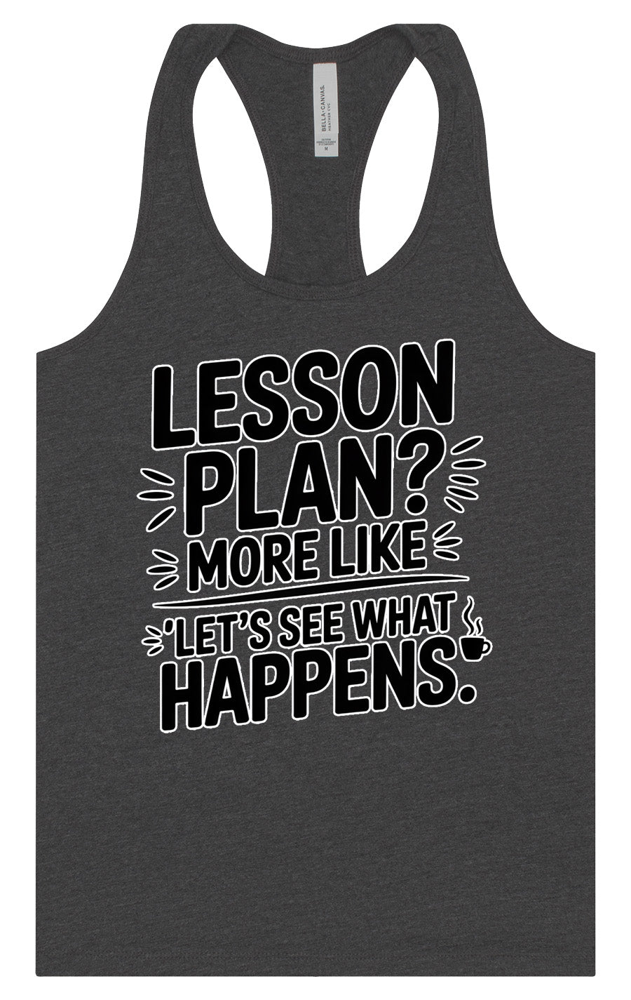 Lesson Plan - See What Happens Women's Racerback Tank