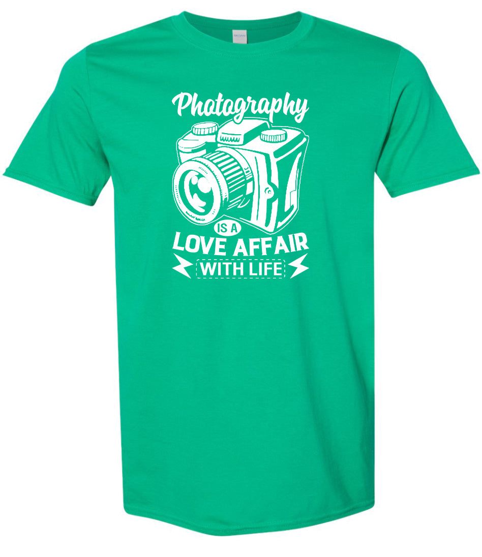 Photography Love Affair  Adult Gildan Soft Shirt